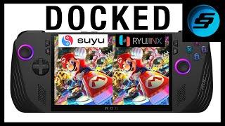 Ryujinx vs Suyu Docked Mode Switch Emulator | Mario Kart 8 Deluxe | ROG Ally X