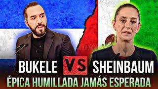 Nayib Bukele VS Claudia Sheinbaum, Epica HUMILLADA TIENES QUE VERLO!