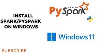 How to Install PySpark on Windows 11 | PySpark Tutorial #pyspark #python