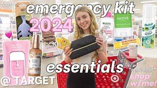 what's in my emergency kit 2024 + shopping at target