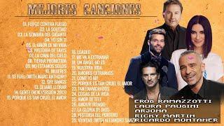 EROS RAMAZZOTTI, RICKY MARTIN, RICARDO ARJONA, LAURA PAUSINI, RICARDO MONTANER - EXITOS MIX ÉXITOS