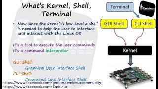 1- What is Terminal | Kernel | Shell? [عربي]