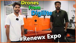 Drones From Digilite | Digilite Drone Services | RenewX Expo | Electric Vehicles India