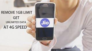 Remove 1GB Limit From Jio And Get Unlimited data With Proof!