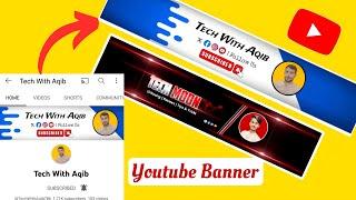 youtube banner kaise banaye | youtube banner banane ka tarika | youtube banner kaise banaye pixellab