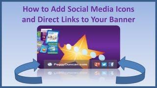 How to Add Social Media Icons and an External Link to YouTube Channel Banner