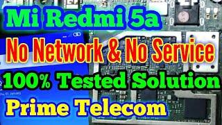 Mi Redmi 5a Network Problem | No Network & No Service | 100% Solution | Prime Telecom |