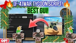 ️[F-4] War Tycoon Script! Latest Best Farm Money Tp Airdrop,Oil Warehouse,Oil Rig *Keyless* (Roblox