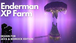 ENDERMAN XP FARM | Aesthetic Minecraft tutorial | Java & Bedrock [1.21+]