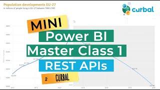 Power BI Mini Master Class 1: Using a REST API as a data source