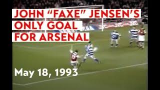 John 'Faxe' Jensen's Only Goal for #Arsenal - May 18, 1993