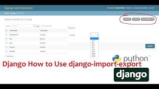 Django How to Use django-import-export