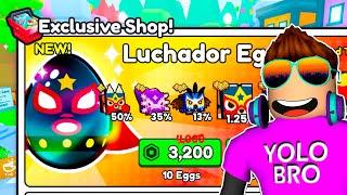 ОТКРЫЛ 500 LUCHADOR EGG И ВЫБИЛ... PET SIMULATOR В РОБЛОКС! ROBLOX