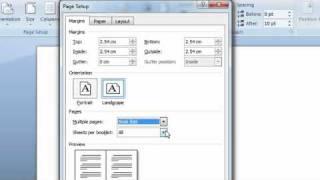 how to make a booklet in word