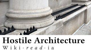 Hostile Architecture - Wikireadia