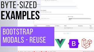 Tutorial: Vue 3 Bootstrap 5 Modals Component