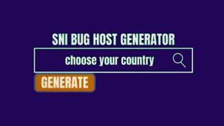 how to find sni bug host for any country