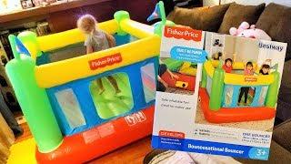 AMAZING BESTWAY BOUNCESATIONAL BOUNCER by FISHER PRICE INFLATABLE BOUNCE HOUSE review