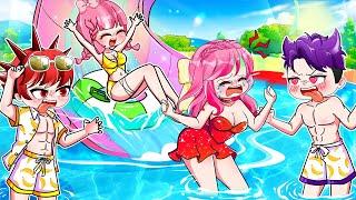 Anna & Pinki vs Raddy & Thanos - Nụ Cười Em Khiến Anh Đắm Say | Gacha Club | Gacha Life Rainbow-Z