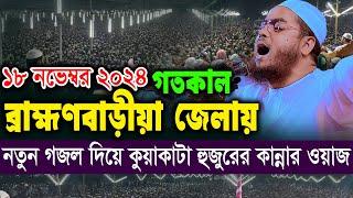 ব্রাহ্মণবাড়ীয়া জেলায় নতুন ওয়াজ ১৮/১১/২০২৪ হাফিজুর রহমান সিদ্দিকী ওয়াজ ২০২৪ Hafizur Rahman Siddiki