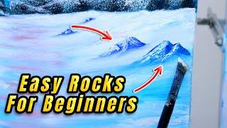 How To Paint Rocks For Beginners - Wet On Wet Style!