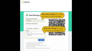 Generate Free Business Leads | WhatsApp Integration | B2B Prospecting | Yog-B2B Chrome Extension