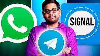 Whatsapp vs Telegram vs Signal - Which One is Best??
