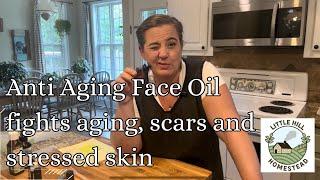 Anti aging face oil that fights scars, aging and stressed skin. Works on all skin types.