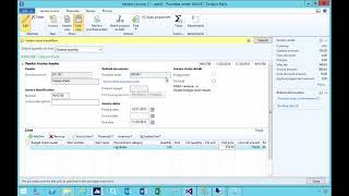 How To Change The Selected Purchase Order On A Pending Vendor Invoice In AX 2012 | D365