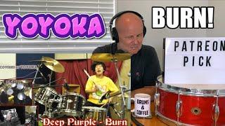 Drummer Reaction: YOYOKA | ''Burn'' - Deep Purple / Covered by Yoyoka Soma (2021 Reaction)