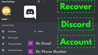 How To Recover Discord Account Without Email