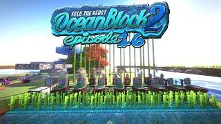 FTB OceanBlock 2 - Garden Cloche Automated Mystical Agriculture Farm Ep.16 Feed the Beast Minecraft