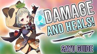 How To Build And Play Sayu (Complete Sayu Guide) | Genshin Impact