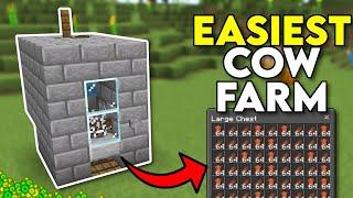 Easiest Cow Farm Minecraft Bedrock 1.20