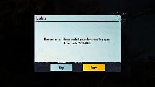 Unknown Error Please Restart Your Device And Try Again Error Code | Pubg Mobile Login Problem Solve