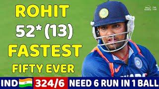 Young Rohit Sharma Destroy Srilanka in Last Overs, Ind vs Sl 5th ODI 2010 Full Highlights, 