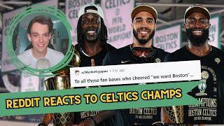 NBA Reddit Reacts to the Celtics Winning NBA Championship