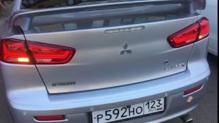 Фонари Audi на Lancer X