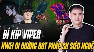 BÍ KÍP VIPER | HWEI ĐI ĐƯỜNG BOT PHÁP SƯ SIÊU NGHỆ TẠI RANK HÀN | LING REACTION