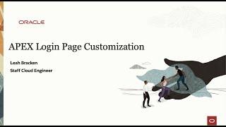 APEX Login Page Customization