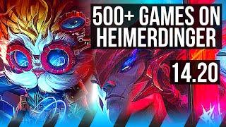 HEIMERDINGER vs YONE (MID) | 7/2/11, 500+ games, Rank 12 Heimer | EUW Master | 14.20