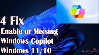 Fix Enable or Missing Windows Copilot In Windows 11 23H2