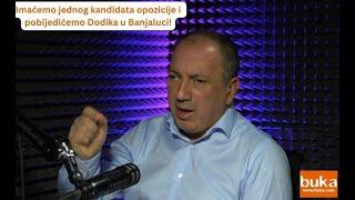 Imaćemo jednog kandidata opozicije i pobijedićemo Dodika u Banjaluci! Igor Crnadak u BUKA podcastu