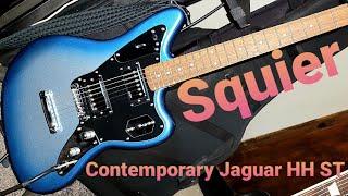 Squier, Contemporary series Jaguar HH ST in Sky Burst Metallic finish