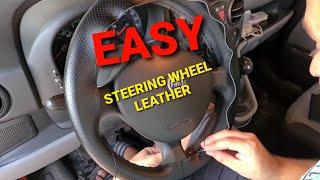 Steering Wheel Leather Cover Installation