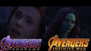 Avengers Endgame Black Widow Death / Gamora’s Death Comparison [HD]