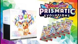 Unboxing Pokemon Prismatic Evolutions Elite Trainer Box