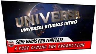 UNIVERSAL STUDIOS INTRO - Sony Vegas Pro 13 | Channel Intro | PS4 | #PUREGAMINGDNA