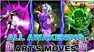 CHARACTERS WHO CAN USED AWAKENING ART'S CARD MOVES  IN DRAGON BALL