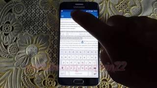 Microsoft Word For Android : How to change font size on Samsung Galaxy S6